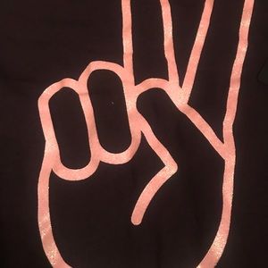 Chaser Tops - NWT CHASER Long sleeve PEACE TEE, girls 14 Chaser Tops - NWT CHASER Long sleeve PEACE TEE, girls 14